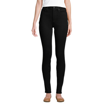Schwarze Slim Fit 360° Stretch Jeans für Damen image number 0