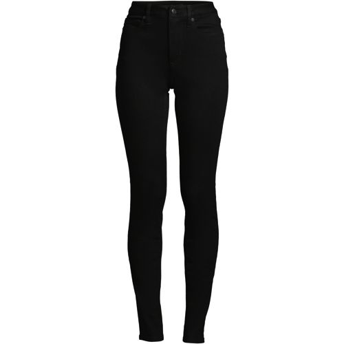 Jean slim noir outlet femme taille haute