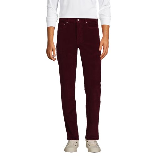 Traditional Fit Cotton Wide-Wale Corduroy Pants