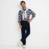 Men's Comfort Waist Stretch Washed Corduroy Pants, alternative image