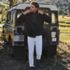 Men's Comfort Waist Stretch Washed Corduroy Pants, alternative image
