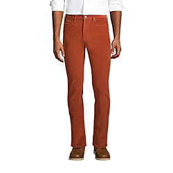 Mens Slim Fit Comfort-First Washed Corduroy Pants, Front