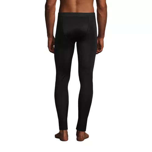 Men's Silk Long Underwear Pants, Back