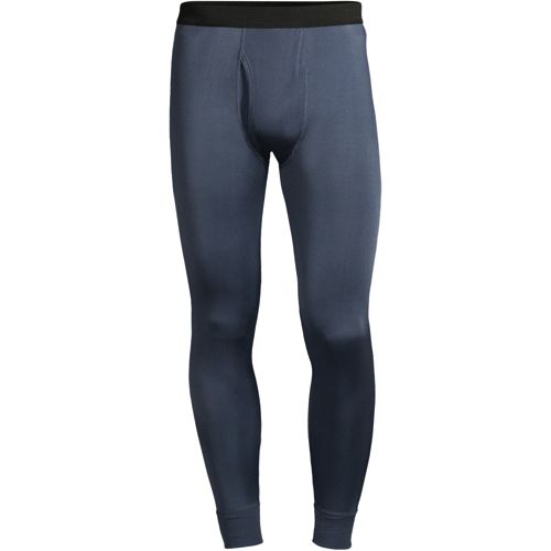 Lands' End Men's Stretch Thermaskin Long Underwear Pants Base Layer - Medium  - Black : Target
