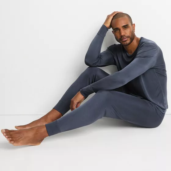 Men's Silk Long Underwear Pants - primary