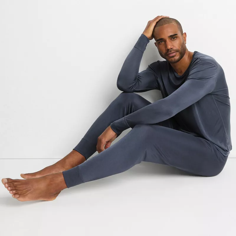 Men's Silk Long Underwear Pants, alternative image