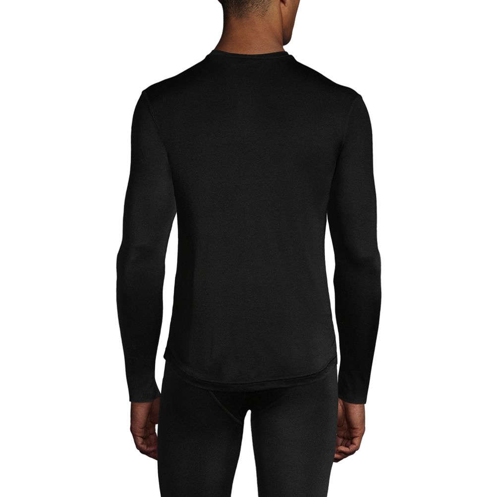 Men s Silk Long Underwear Crew Neck