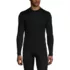 Men's Silk Long Underwear Crew Neck, Front