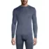 Men's Silk Long Underwear Crew Neck, Front