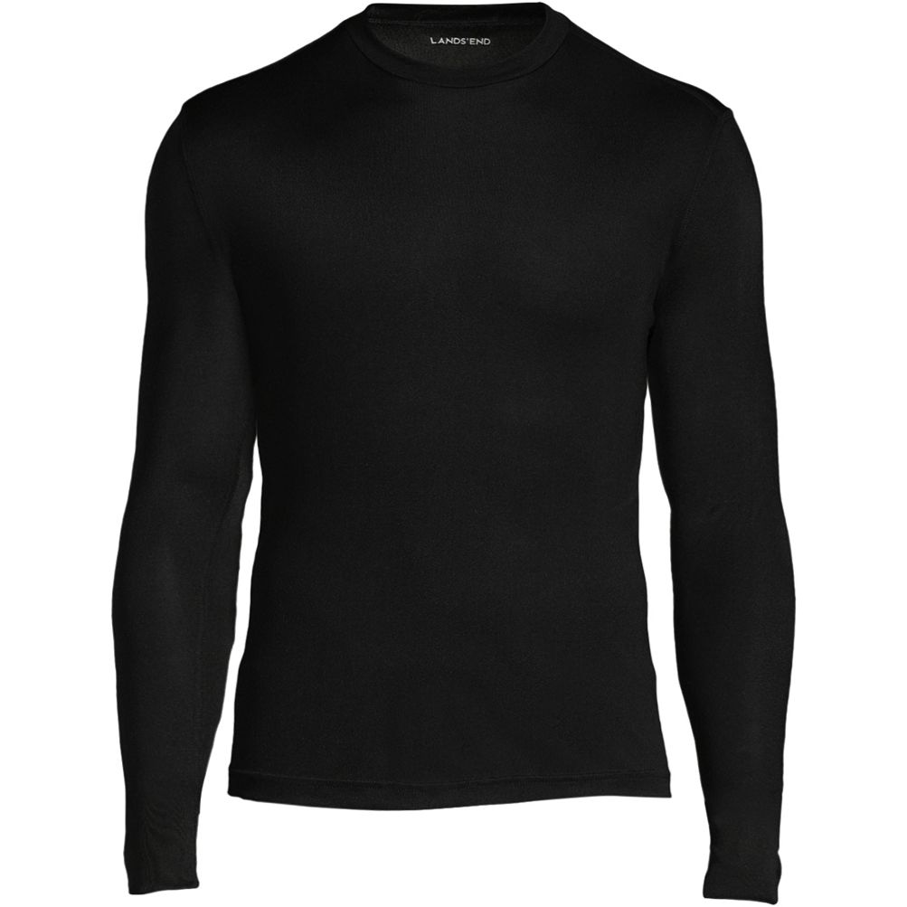 Women's Silk Interlock Long Sleeve Crewneck Long Underwear Top