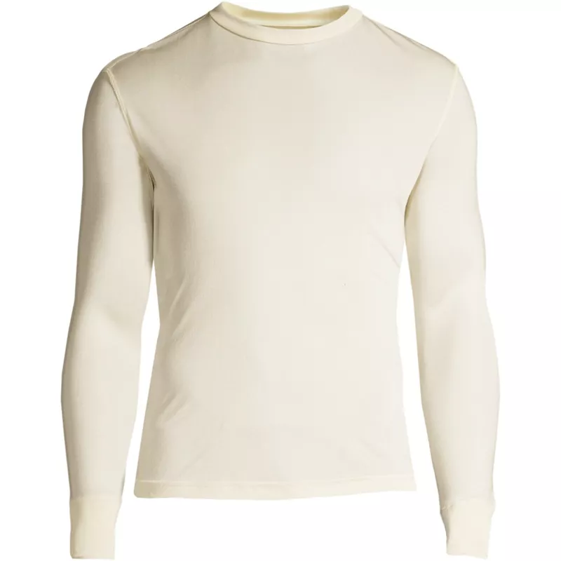 Men's Tall Silk Long Underwear Crew Neck, Front