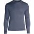 Men's Silk Long Underwear Crew Neck, Front