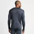Men's Silk Long Underwear Crew Neck, Back