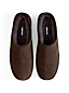 Men's Suede Slippers with Shearling Lining