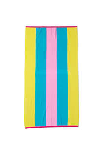 Rugby Stripe Beach Towel, Front