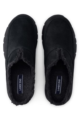 lands end suede clogs