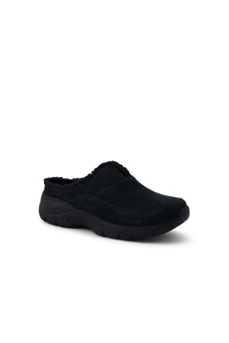 black slip on clogs