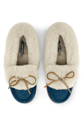 lands end shearling slippers