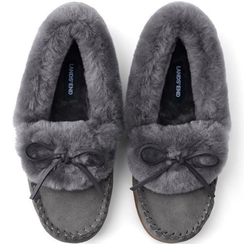 Lands end hot sale cow slippers