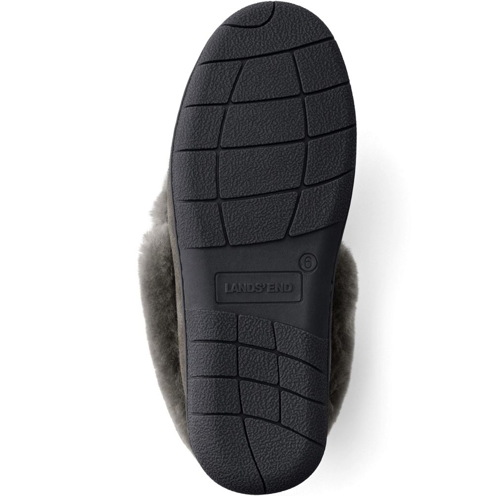 Lands end shearling on sale slippers