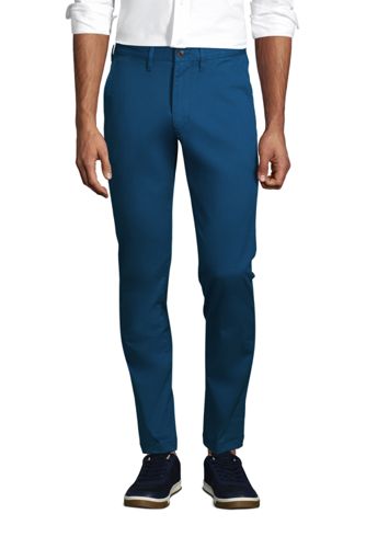 Le Chino Casual Slim Stretch Ourlets Sur-Mesure, Homme Stature Standard