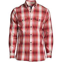Men's Traditional Fit Comfort- First Lightweight Flannel Shirt, Front