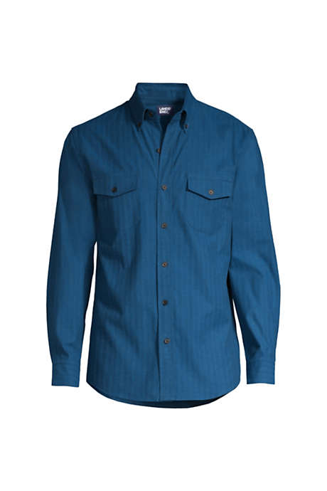 Men's Traditional Fit Comfort-First Lightweight Flannel Shirt