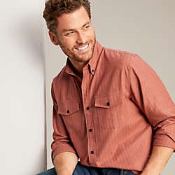 Men's Traditional Fit Comfort- First Lightweight Flannel Shirt, alternative image