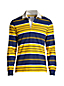 Polo Rugby en Jersey Manches Longues, Homme Stature Standard