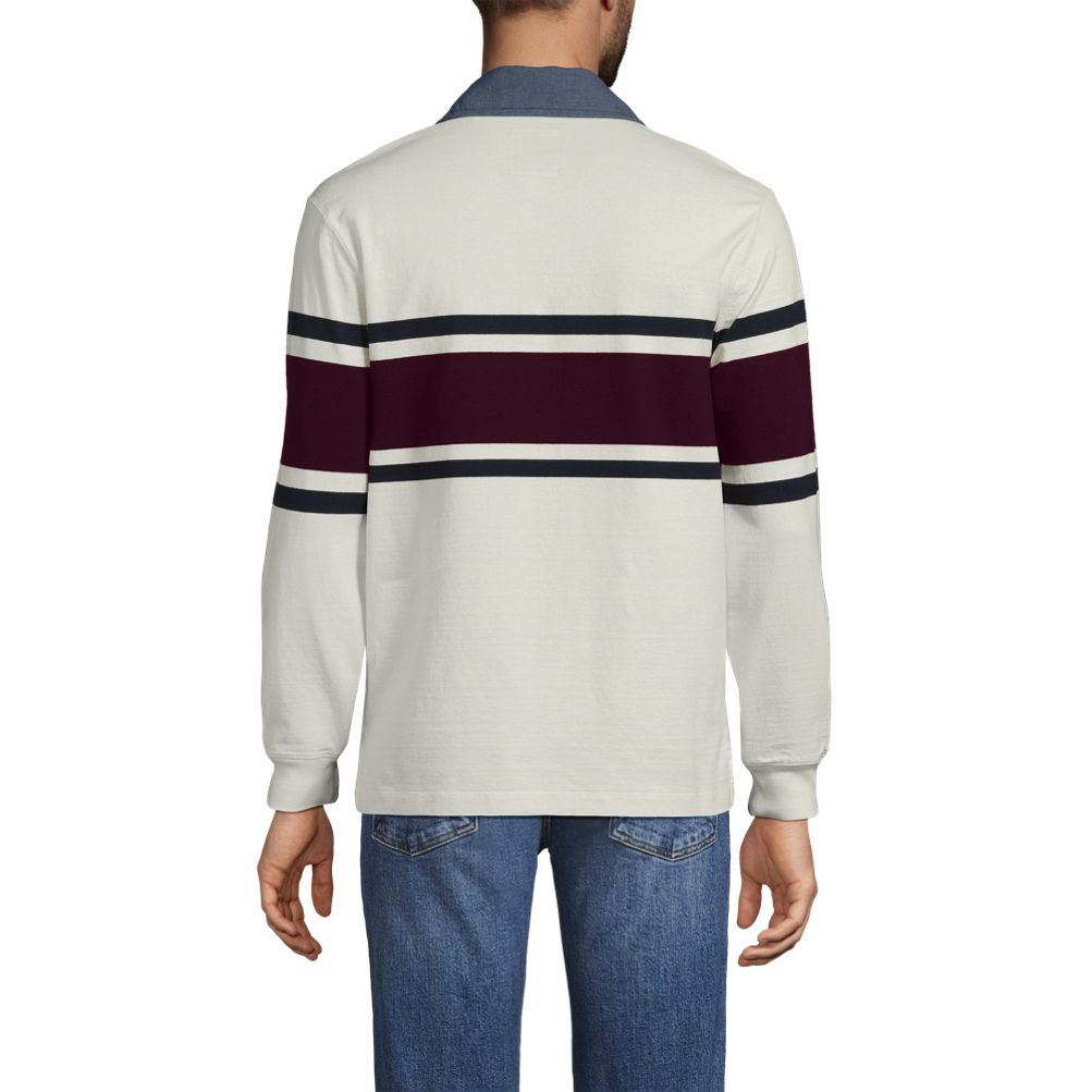【ROMANTIC CROWN】23SS★ STRIPE RUGBY POLO ROMANTIC CROWN】23SS☆ STRIPE RUGBY POLO