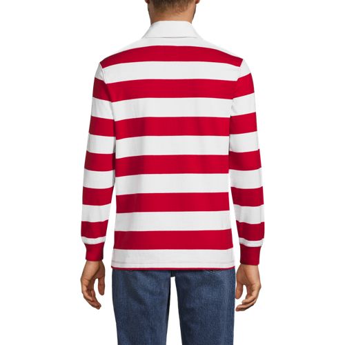 White/Compass Red Stripe