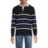 Men's Long Sleeve Stripe Rugby Shirt, Front
