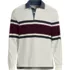 Men's Long Sleeve Stripe Rugby Shirt, Front