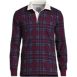 Men's Long Sleeve Stripe Rugby Shirt, Front