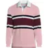 Men's Long Sleeve Stripe Rugby Shirt, Front