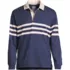 Men's Long Sleeve Stripe Rugby Shirt, Front