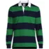 Men's Long Sleeve Stripe Rugby Shirt, Front