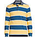 Men's Long Sleeve Stripe Rugby Shirt, Front