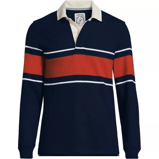 Men's Big Long Sleeve Rugby Shirt - primary