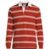 Men's Long Sleeve Stripe Rugby Shirt, Front