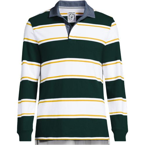 Pine/White/Gold Stripe