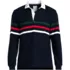 Men's Long Sleeve Stripe Rugby Shirt, Front