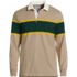 Men's Long Sleeve Stripe Rugby Shirt, Front
