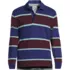 Men's Long Sleeve Stripe Rugby Shirt, Front
