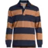Men's Long Sleeve Stripe Rugby Shirt, Front