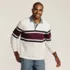 Men's Long Sleeve Stripe Rugby Shirt, alternative image