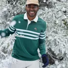 Men's Long Sleeve Stripe Rugby Shirt