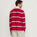 Men's Long Sleeve Stripe Rugby Shirt, Back