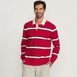 Men's Long Sleeve Stripe Rugby Shirt, Front