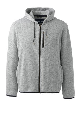 lands end fleece hoodie